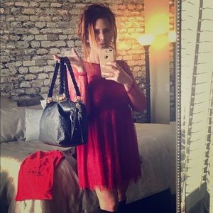 Authentic Gucci Leather Bamboo Bar Medium tote